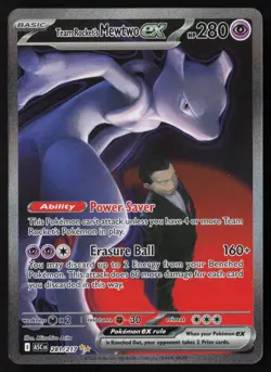 Team Rocket’s Mewtwo ex - 281/217 - SIR - Ascended Heroes - Pokemon Card - NM/M - Image 1