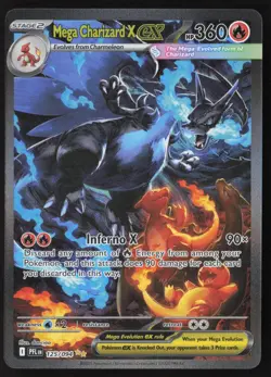 Mega Charizard X ex - 125/094 - SIR - Phantasmal Flames - Pokemon Card - NM/M - Image 1