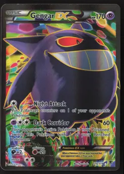 Gengar EX - 114/119 - Ultra Rare - Phantom Forces - Pokemon Card - VLP/NM - Image 1