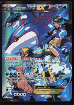 Team Aqua's Kyogre EX - 6/34 - Ultra Rare - Double Crisis - Pokemon Card - VLP - Image 1