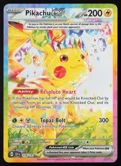Pikachu ex - 238/191 - SIR - Surging Sparks - Pokemon Card - NM/M - Image 1