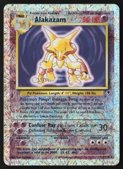 Alakazam - 1/110 - Reverse Holo - Legendary Collection - Pokemon Card - LP - Image 1