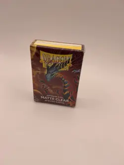 10 Packs Dragon Shield 60 Ct Japanese Matte Outer Sleeves Clear 60 Ct Card - Image 2