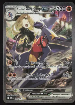 Cynthia’s Garchomp EX - 232/182 - SIR - Destined Rivals - Pokemon Card - LP - Image 1