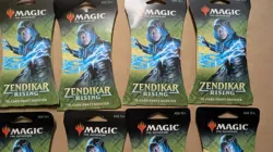 Lot of 8 Magic the Gathering Zendikar Rising 15 Cards Draft Booster - Image 2