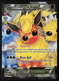 Flareon EX - RC28/RC32 - Radiant Collection - Generations - Pokemon Card - VLP - Image 1