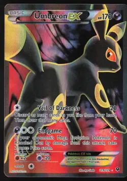 Umbreon EX - 119/124 - Ultra Rare - Fates Collide - Pokemon Card - LP - Image 1