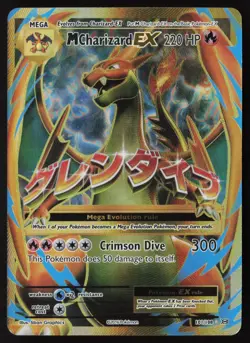 M Charizard EX - 101/108 - Secret Rare - Evolutions - Pokemon Card - LP - Image 1
