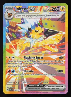 Jolteon ex - 153/131 - SIR - Prismatic Evolutions - Pokemon Card - LP - Image 1