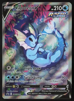 Vaporeon V - SWSH181 - Black Star Promo - Pokemon Card - NM/M - Image 1