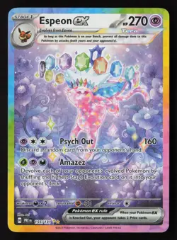Espeon EX - 155/131 - SIR - Prismatic Evolutions - Pokemon Card - LP - Image 1