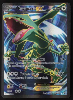 Pokemon Card - Rayquaza EX - XY Roaring Skies - Full Art - 104/108 - LP - Image 1