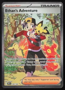 Ethan's Adventure - 236/182 - SIR - Destined Rivals - Pokemon Card - NM/M - Image 1