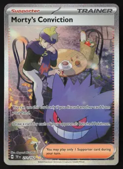 Mortys Conviction - 211/162 - SIR - Temporal Forces - Pokemon Card - NM/M - Image 1