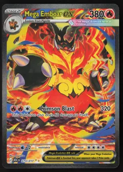 Mega Emboar Ex - 273/217 - SIR - Ascended Heroes - Pokemon Card - NM/M - Image 1