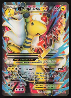 M Ampharos EX - 88/98 - Ultra Rare - XY Ancient Origins - Pokemon Card - VLP - Image 1