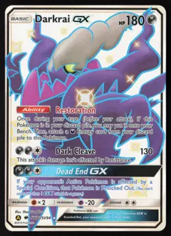 Darkrai GX - SV70/SV94 - Ultra Rare - Hidden Fates - Pokemon Card - NM/M - Image 1