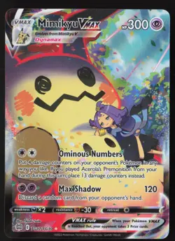 Mimikyu Vmax - TG17/TG30 - Ultra Rare - Brilliant Stars - Pokemon Card - NM/M - Image 1
