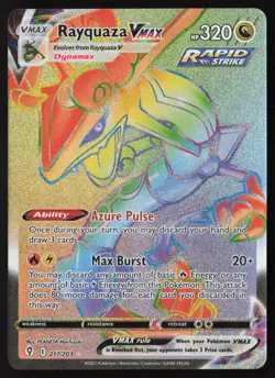 Rayquaza VMAX - 217/203 - Secret Rare - Evolving Skies - Pokemon Card - NM/M - Image 1