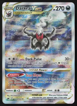 Darkrai VSTAR - GG50/GG70 - Ultra Rare - Crown Zenith - Pokemon Card - NM/M - Image 1