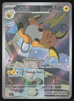 Raichu - 211/193 - Illustration Rare - Paldea Evolved - Pokemon Card - NM/M - Image 1