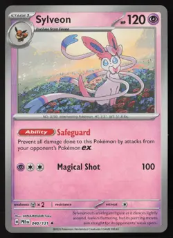 Sylveon - 040/131 - Masterball Holo - Prismatic Evolutions - Pokemon Card - NM/M - Image 1