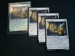 4x Hare Apparent Rabbit Foundations MTG Magic The Gathering, 1 Foil, 3 normal - Image 3