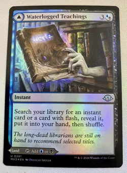 Inundated Archive || Waterlogged Teachings (0261) *Foil* - MTG Modern Horizons 3 - Image 2