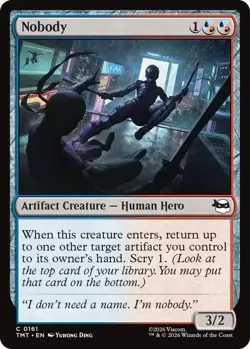 Nobody (Foil) 161 MTG NM - Teenage Mutant Ninja Turtles - Image 1