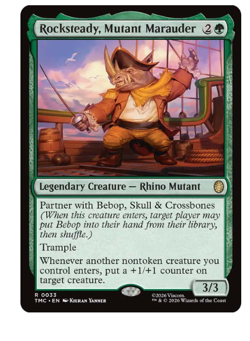 Rocksteady, Mutant Marauder Teenage Mutant Ninja Turtles MTG - Image 1