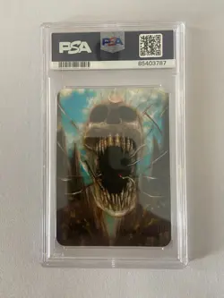 2023 Sorcery Contested Realm ALPHA FOIL Elite Grosse Poltergeist PSA 10 #3787 - Image 2