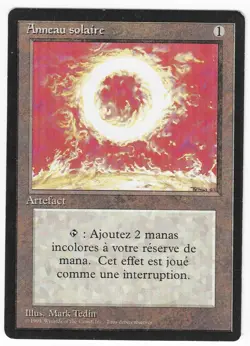 ►Magic-Style◄ MTG - Sol Ring - French Revised FBB - Good - Image 1