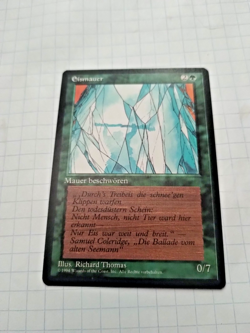 Mtg Wall Of Ice (Eismauer) German Fbb Regular Uncommon - Uncirculate - Image 2