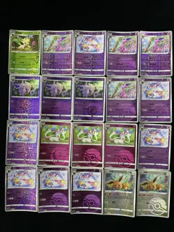 2025 PTCG Pokemon S-Chinese CBB2C Sparky Flareon 0501/14 MasterBall Lot*20 yo8 - Image 2