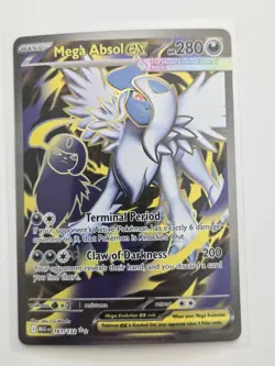 Pokemon Mega Absol ex 161/132 Me01: Mega Evolution Holo Ultra Rare 280 HP EN - Image 1