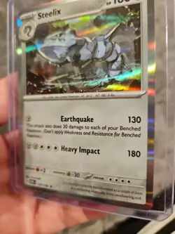 Steelix 125/182 Paradox Rift Pokemon TCG PACK FRESH HOLO FOIL - Image 5