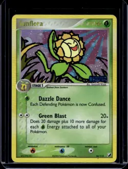 2005 Pokemon EX Unseen Forces Sunflora Reverse Holo #16/115 - Image 1