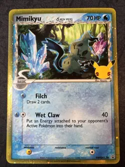 Mimikyu Delta Species SWSH136 Sword & Shield Black Star Promo Cards Holo Pokemon - Image 1