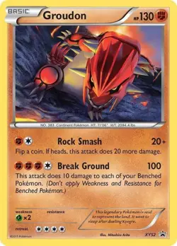 1x Groudon | XY Promos | XY52 | Promo | LP | Pokemon - Image 1