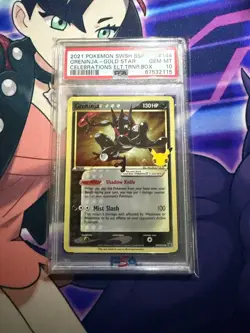 2021 Pokemon Celebrations ETB Promo GRENINJA GOLD STAR SWSH144 PSA 10 GEM MINT - Image 1