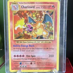 Pokemon Charizard Evolutions Holo Rare 11/108 150 HP English Card NEVER PLAYED - Image 1