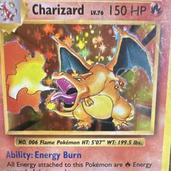 Pokemon Charizard Evolutions Holo Rare 11/108 150 HP English Card NEVER PLAYED - Image 4