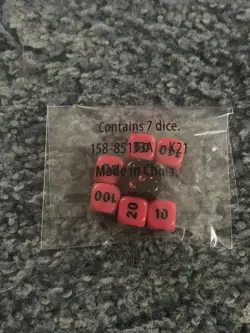 Pokemon tcg dice sets Red 158-85133A-K21 new in package - Image 2