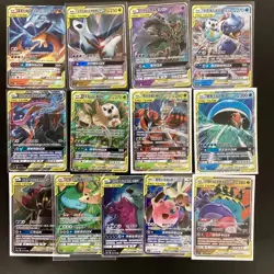 13*Lot Pokemon TAG TEAM Reshiram & Charizard GX/Latias & Latios GX #9 HV19 - Image 1