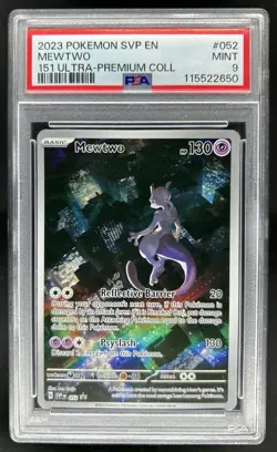 2023-25 Pokemon SV Black Star Promos - SVP EN Mewtwo #052 PSA 9 - Image 1