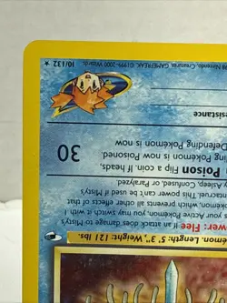 Misty's Tentacruel 10/132 - Vintage Pokemon TCG: Gym Heroes - LP - Image 5