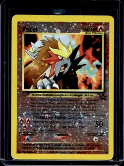 1999 Pokemon Wizards Black Star Promos Entei Holo #34 - Image 1