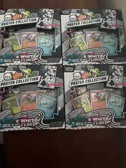 Pokemon TCG Black Bolt and White Flare Poster Collection Box ~SEALED~BRAND NEW-4 - Image 1