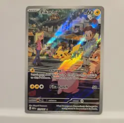 Pokemon Pikachu Illustration Rare Holo 173/165 SV Scarlet & Violet 151 - Image 1