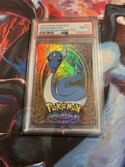 1999 Topps Pokemon Dragonair #148 The Movie Edt-rnbw.foil Psa 10 Pop2 - Image 2